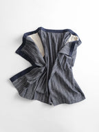 MARGERET HOWELL STRIPES GREY MHL SKIRT