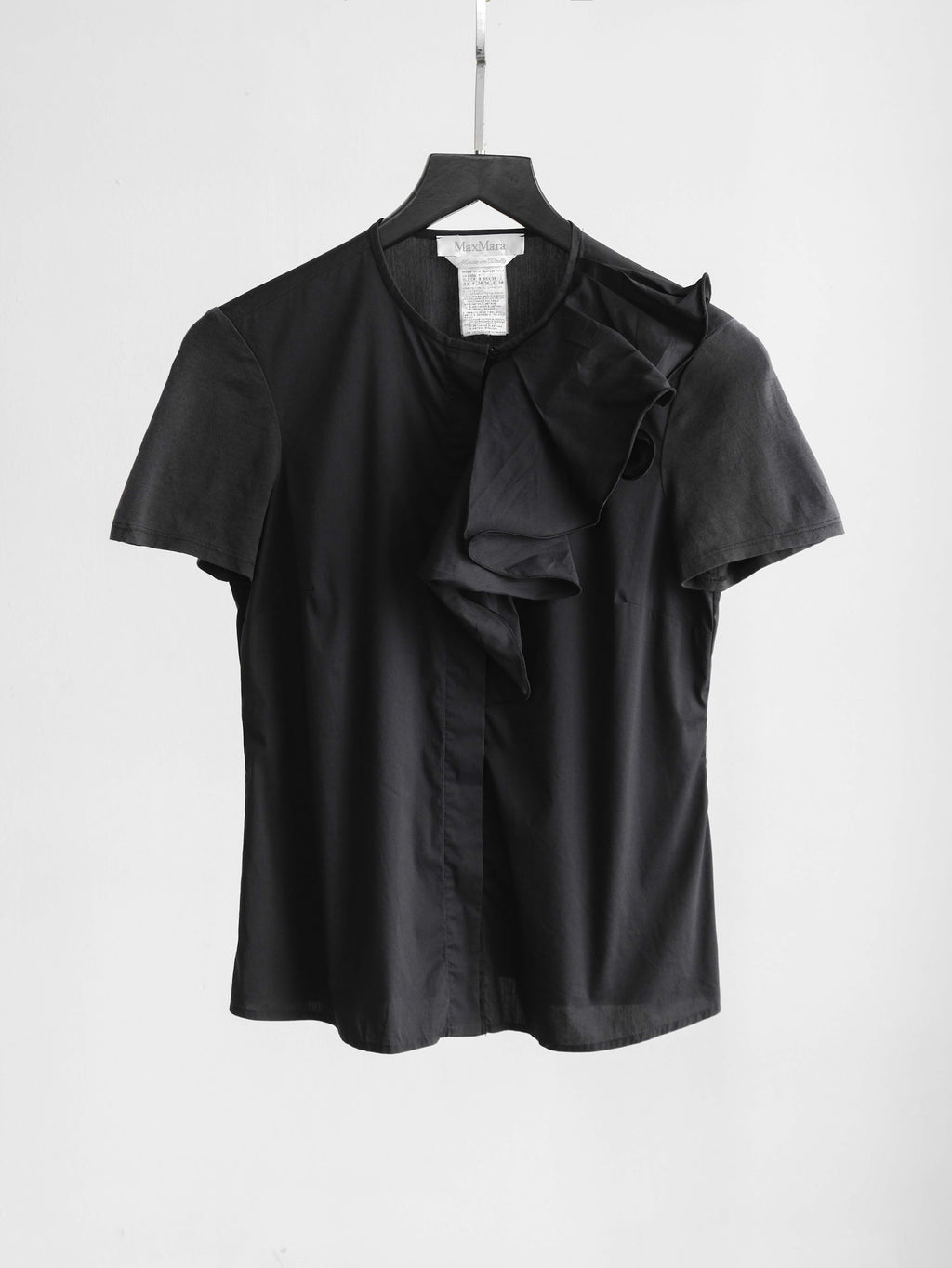 MAXMARA BLACK MADE IN ITALY T-SHIRT