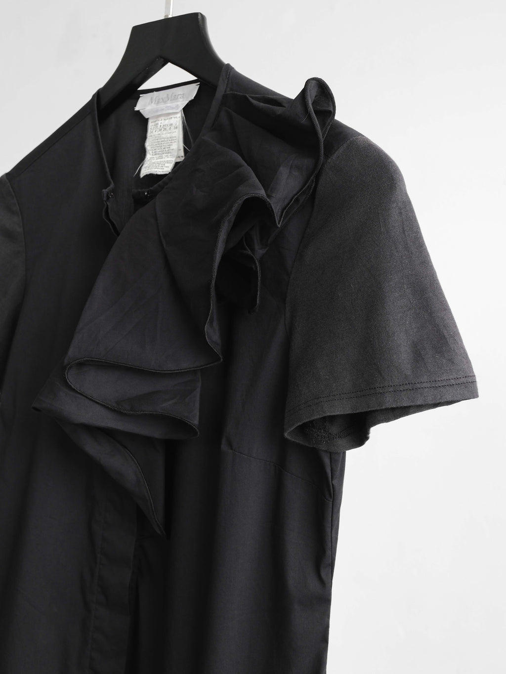 MAXMARA BLACK MADE IN ITALY T-SHIRT