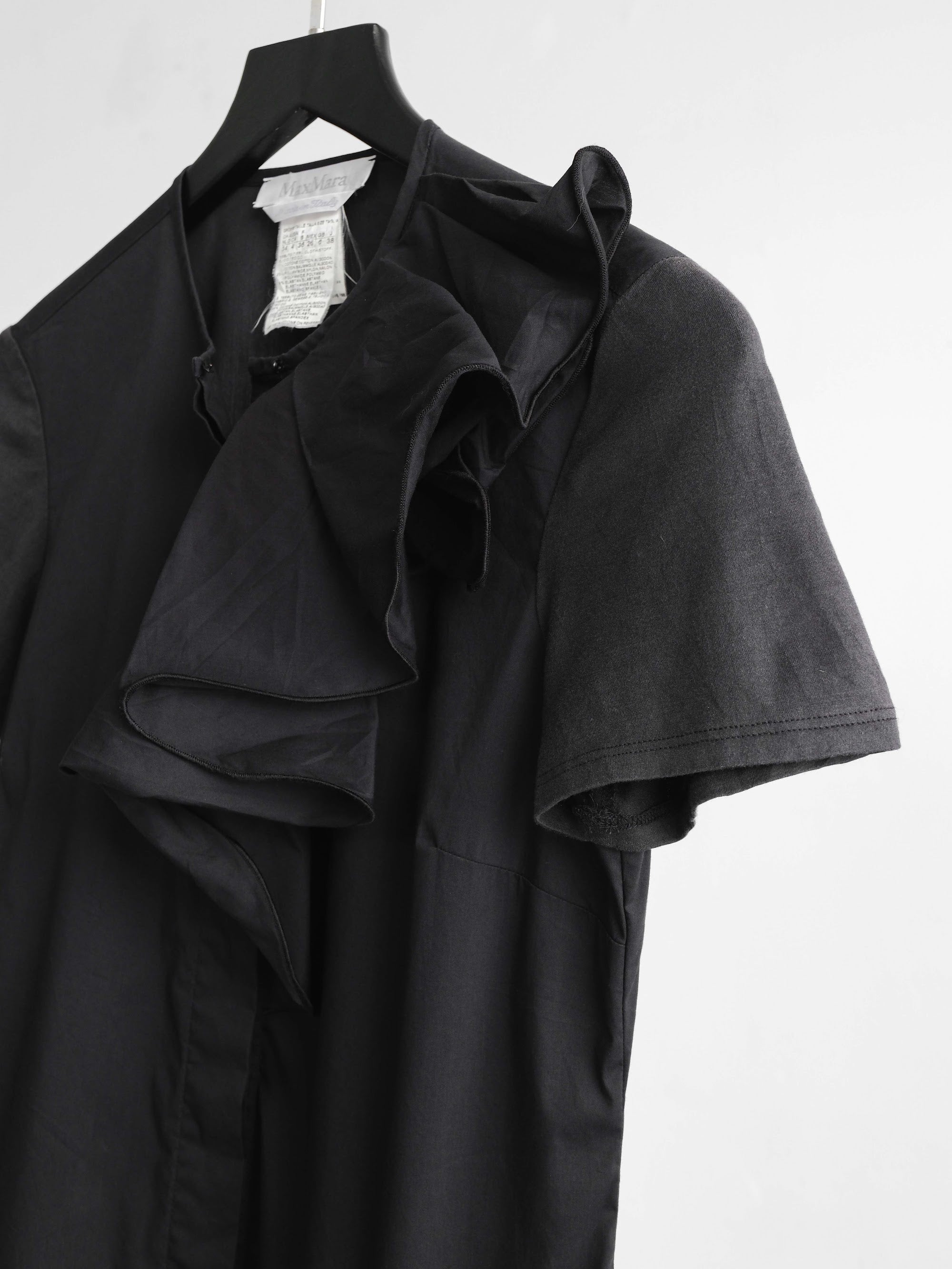 MAXMARA BLACK MADE IN ITALY T-SHIRT