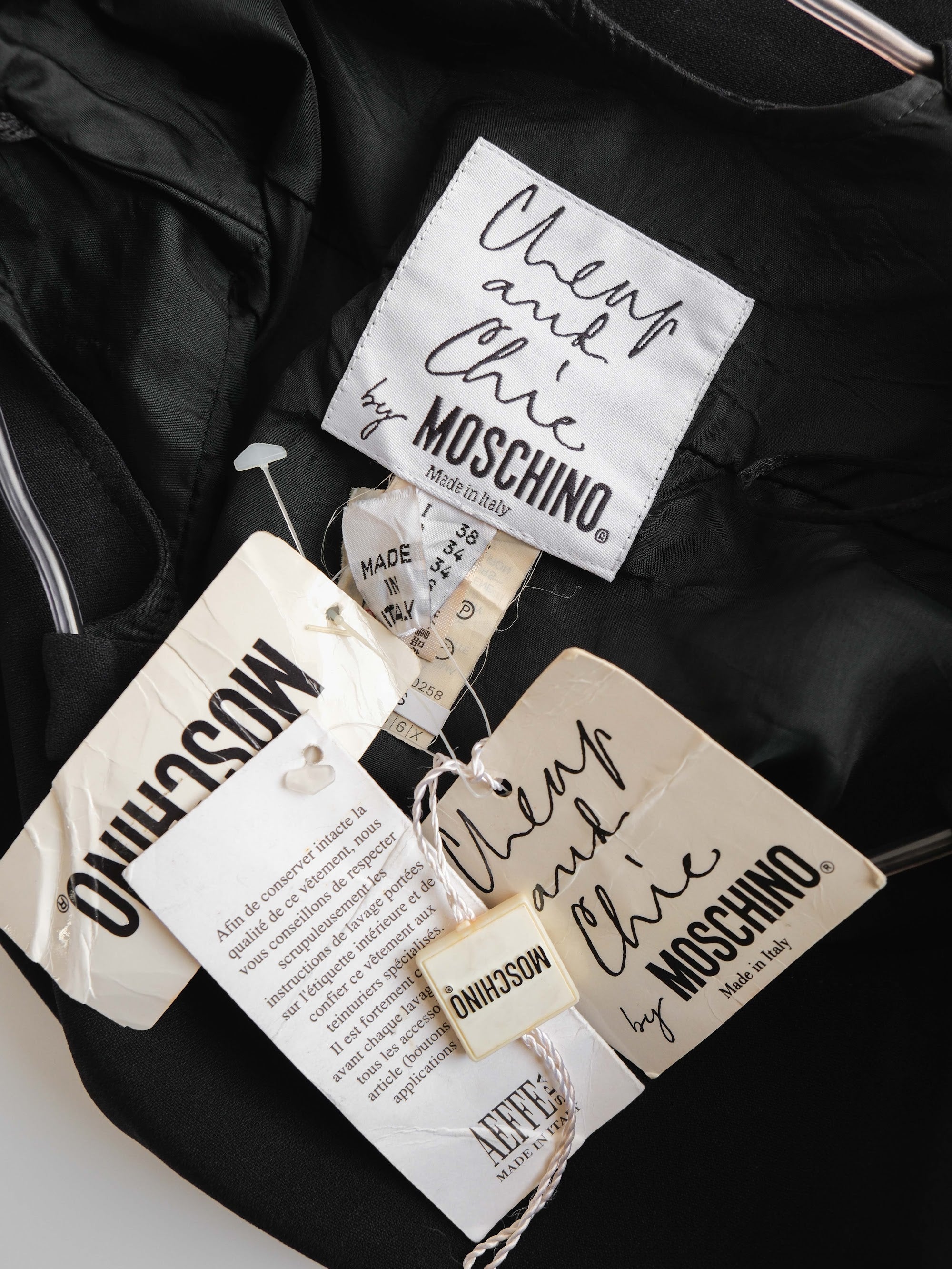MOSCHINO BLACK CHEAP AND CHIC BRAND NEW SKIRT