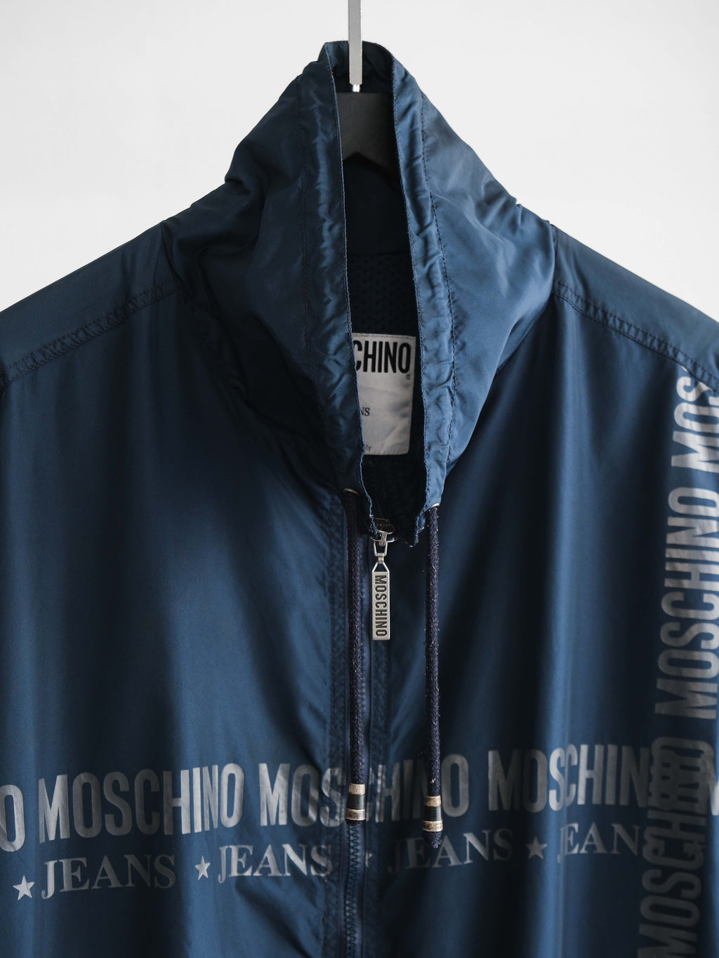 MOSCHINO NAVY JEANS/ NYLON JACKET