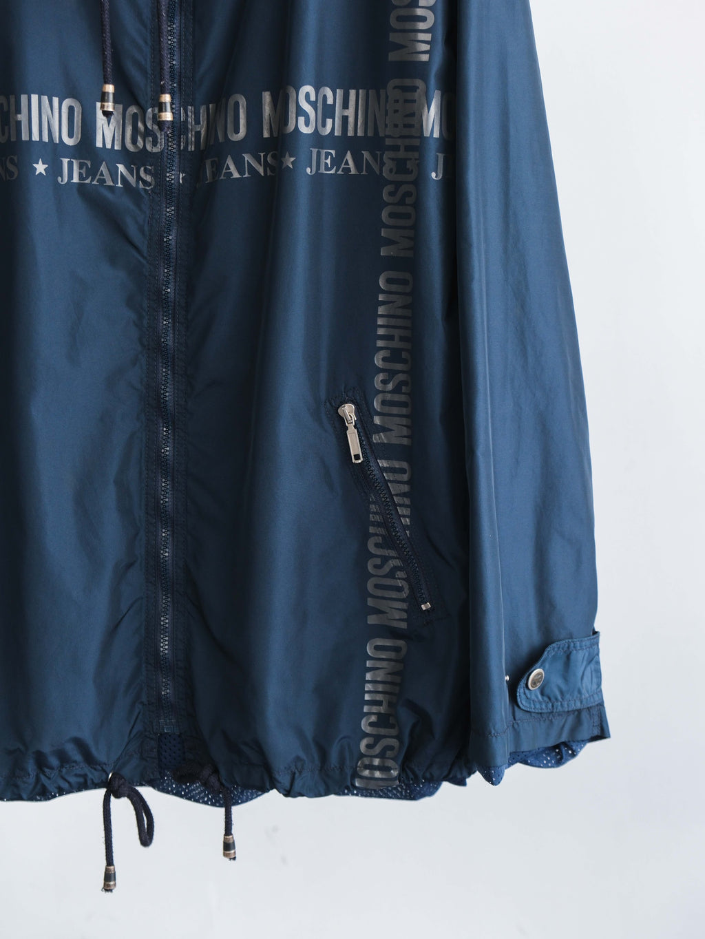 MOSCHINO NAVY JEANS/ NYLON JACKET