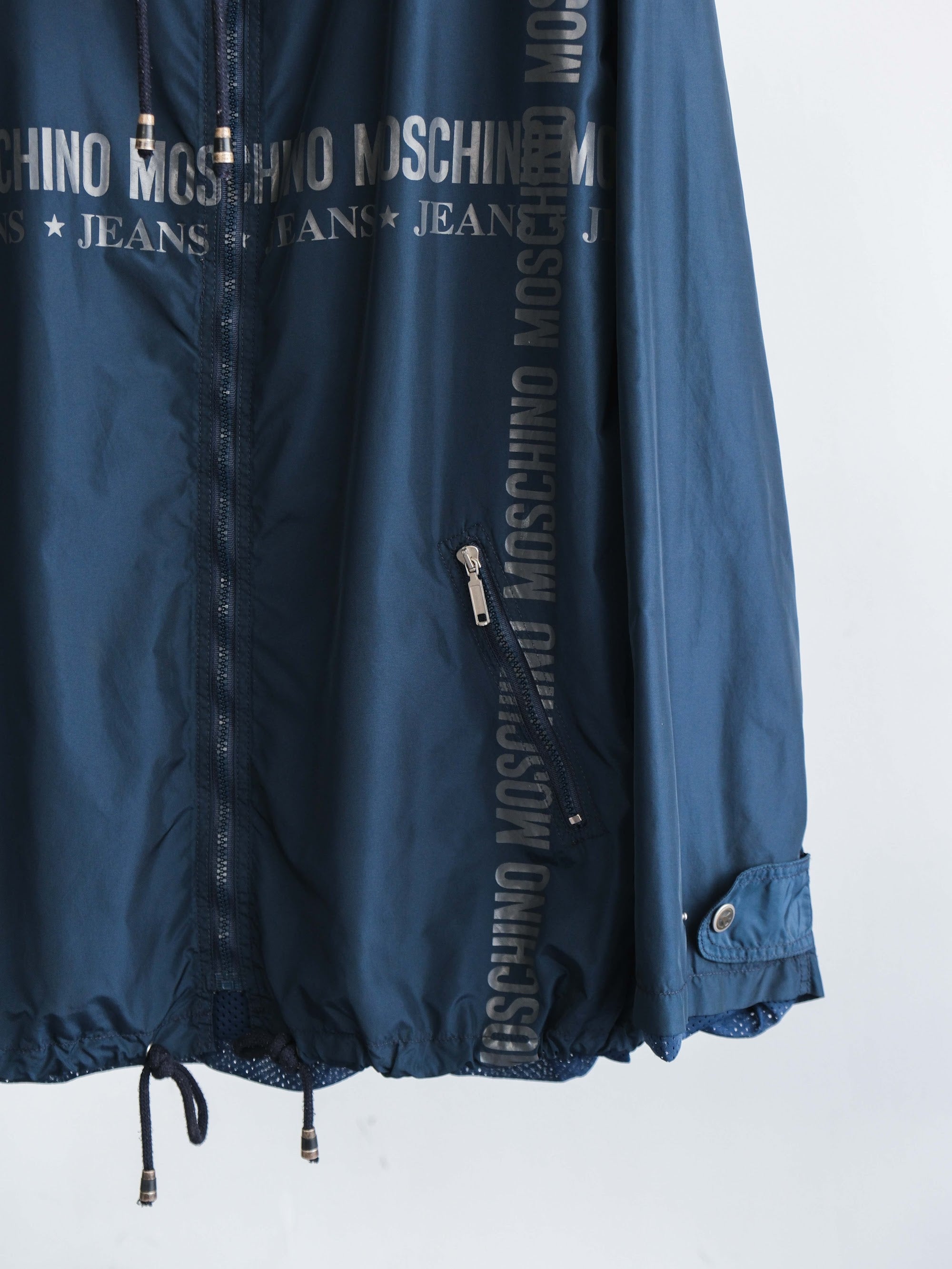 MOSCHINO NAVY JEANS/ NYLON JACKET