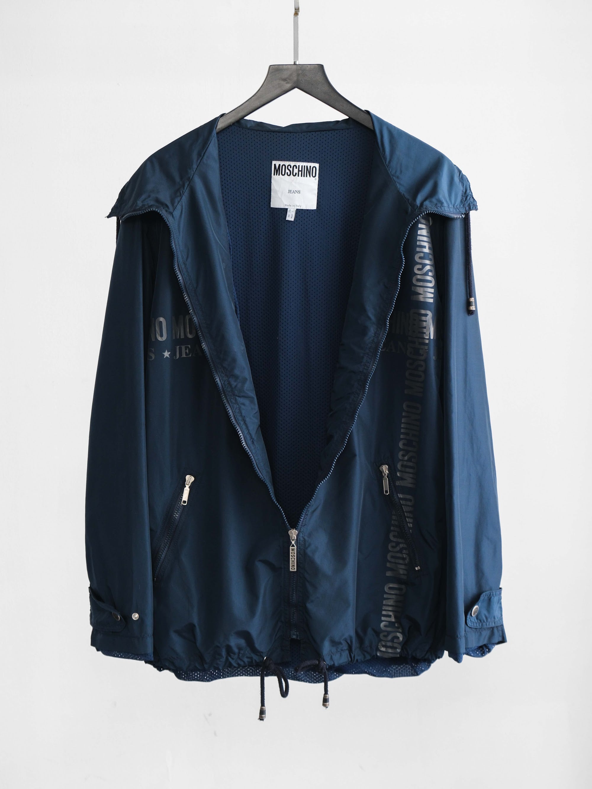 MOSCHINO NAVY JEANS/ NYLON JACKET