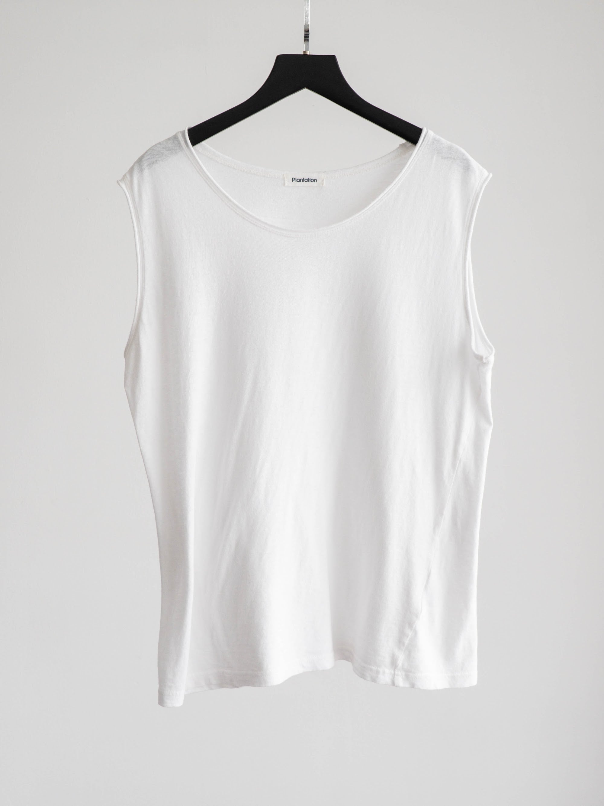 PLANTATION WHITE TANK TOP