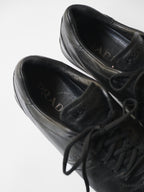 PRADA BLACK LOW TOP SHOES