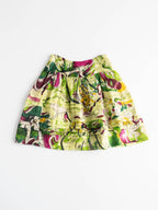 PRADA FLORAL GREEN RUNWAY 2007 SKIRT