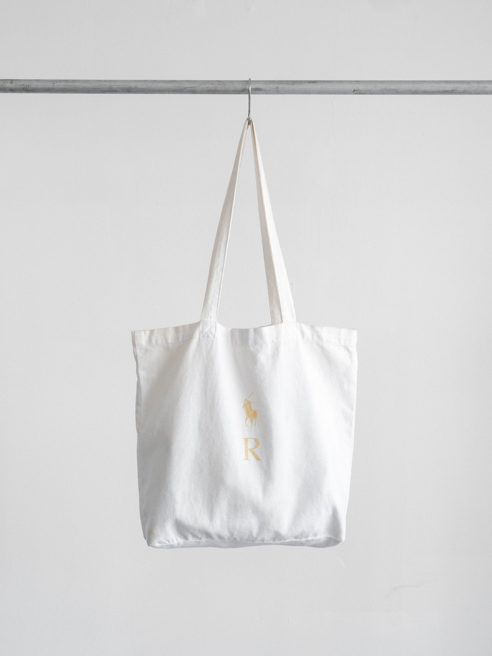 RALPH LAUREN CREAM POLO BEAR BAG