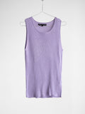 RALPH LAUREN PURPLE RIBBED TANK TOP