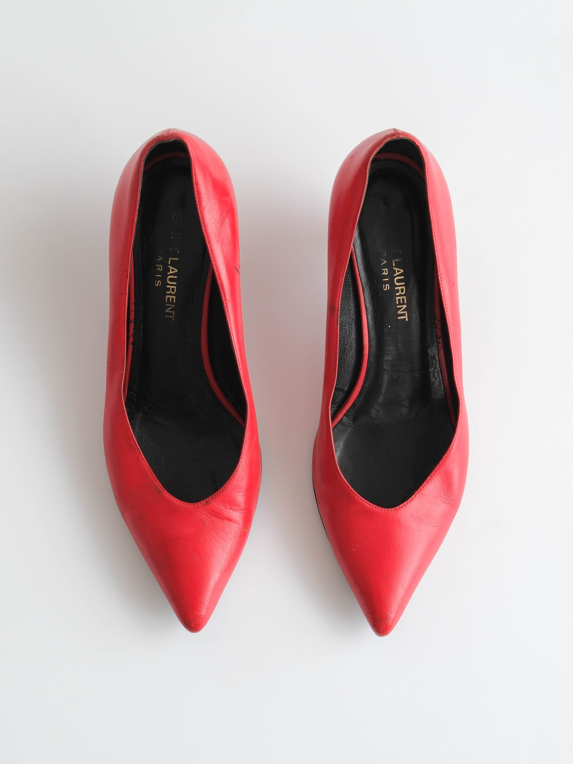 SAINT LAURENT RED HEELS SIZE 36,5