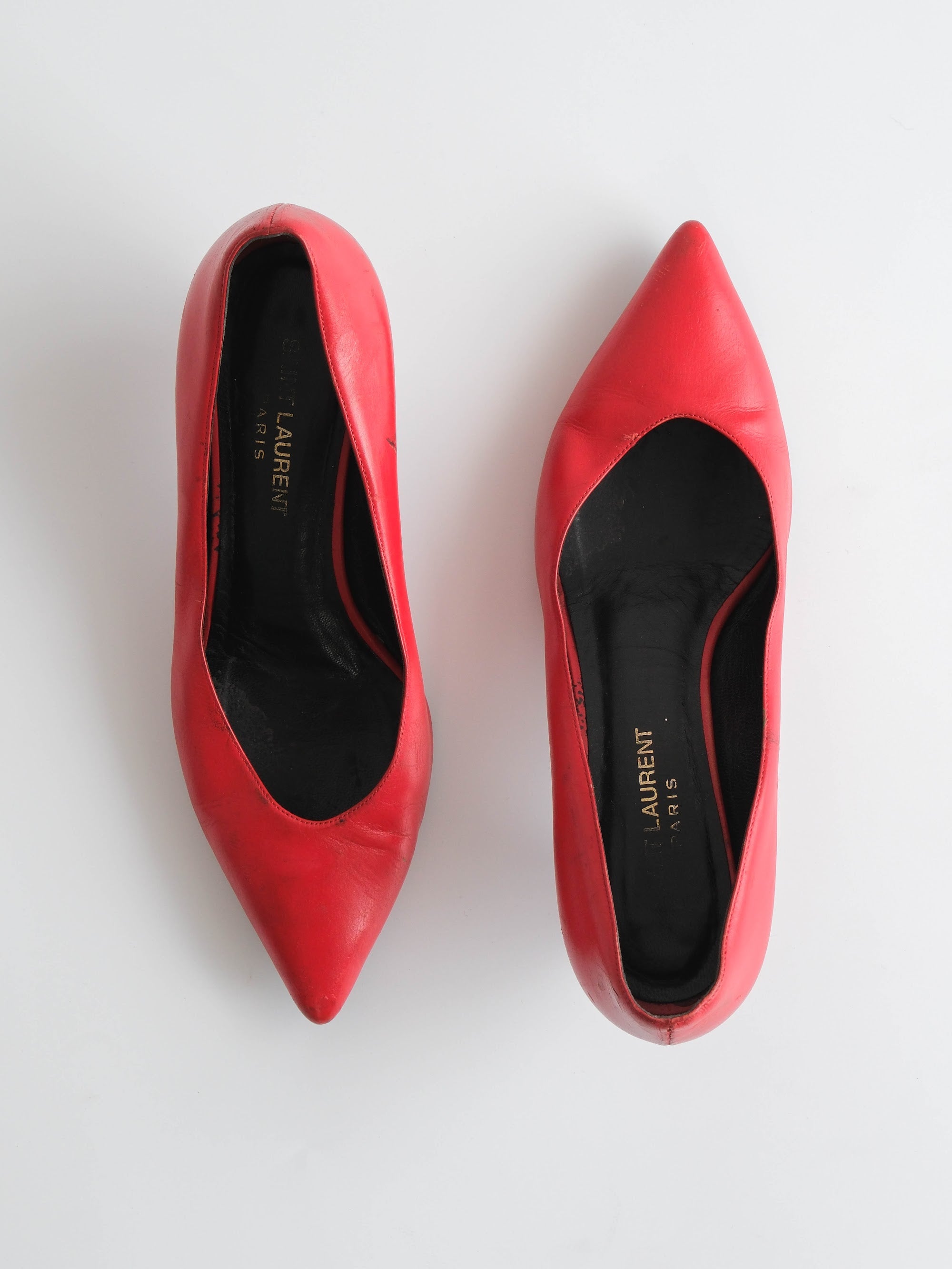SAINT LAURENT RED HEELS SIZE 36,5