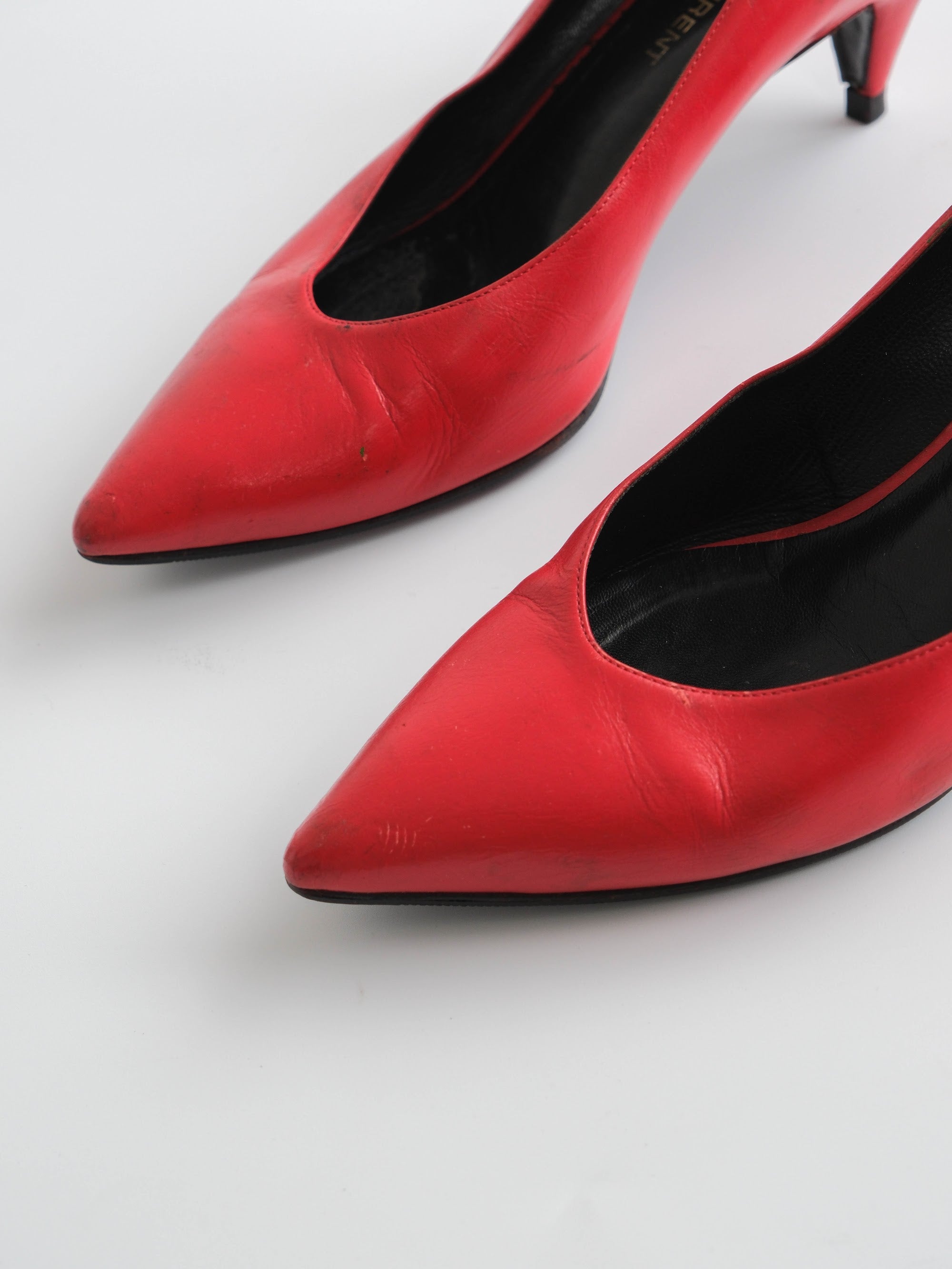 SAINT LAURENT RED HEELS SIZE 36,5