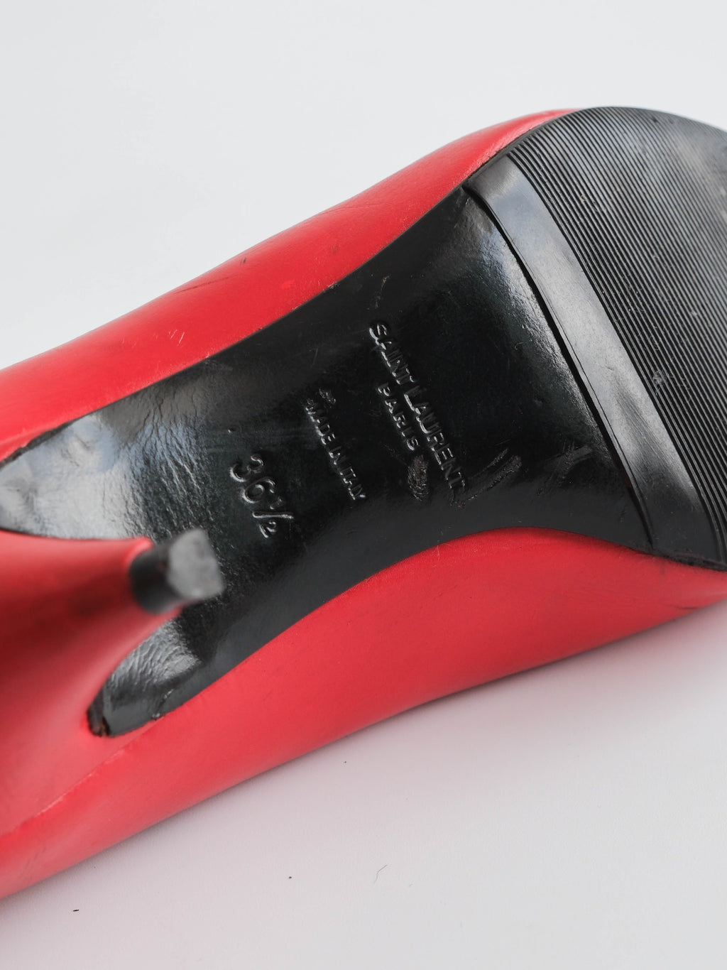 SAINT LAURENT RED HEELS SIZE 36,5
