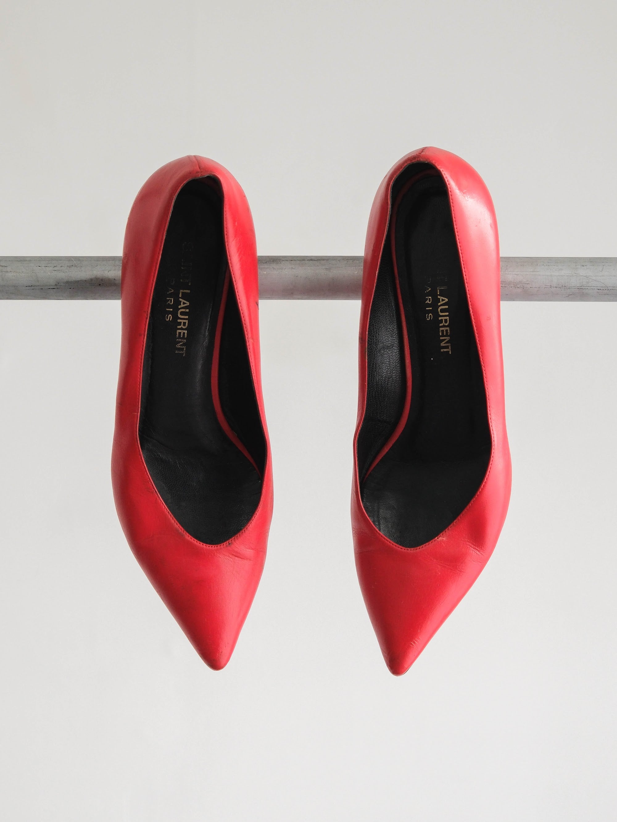 SAINT LAURENT RED HEELS SIZE 36,5