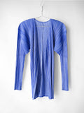 SS1996 ISSEY MIYAKE PLEATSPLEASE PLEATED BLUE CHECKERD LS SHIRT