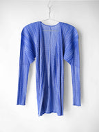 SS1996 ISSEY MIYAKE PLEATSPLEASE PLEATED BLUE CHECKERD LS SHIRT