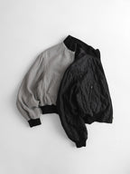SS1999 YOHJI YAMAMOTO PLAID / TARTAN BLACK /WHITE Y'S REVERSIBLE JACKET