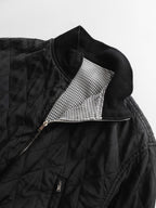 SS1999 YOHJI YAMAMOTO PLAID / TARTAN BLACK /WHITE Y'S REVERSIBLE JACKET