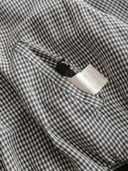 SS1999 YOHJI YAMAMOTO PLAID / TARTAN BLACK /WHITE Y'S REVERSIBLE JACKET