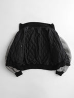 SS1999 YOHJI YAMAMOTO PLAID / TARTAN BLACK /WHITE Y'S REVERSIBLE JACKET