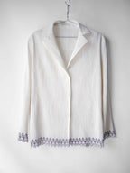 SS2001 ISSEY MIYAKE PLEATED WHITE MAINLINE LS SHIRT