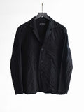 SS2002 ISSEY MIYAKE EMBROIDERED BLACK STRIPES "MAIN LINE" JACKET