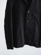 SS2002 ISSEY MIYAKE EMBROIDERED BLACK STRIPES "MAIN LINE" JACKET