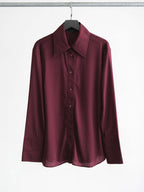 SS2003 GUCCI PURPLE MONOGRAM JACQUARD LS SHIRT
