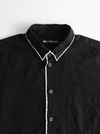SS2006 ISSEY MIYAKE BLACK WHITE LINE LS SHIRT