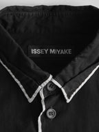 SS2006 ISSEY MIYAKE BLACK WHITE LINE LS SHIRT