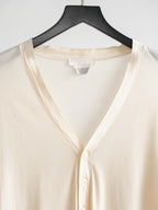 SS2007 ALEXANDER MCQUEEN CREAM SILK CARDIGAN