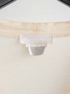 SS2007 ALEXANDER MCQUEEN CREAM SILK CARDIGAN