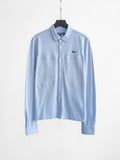 SS2008 CDG BLUE JUNYA WATANABE COLLAB LACOSTE LS SHIRT