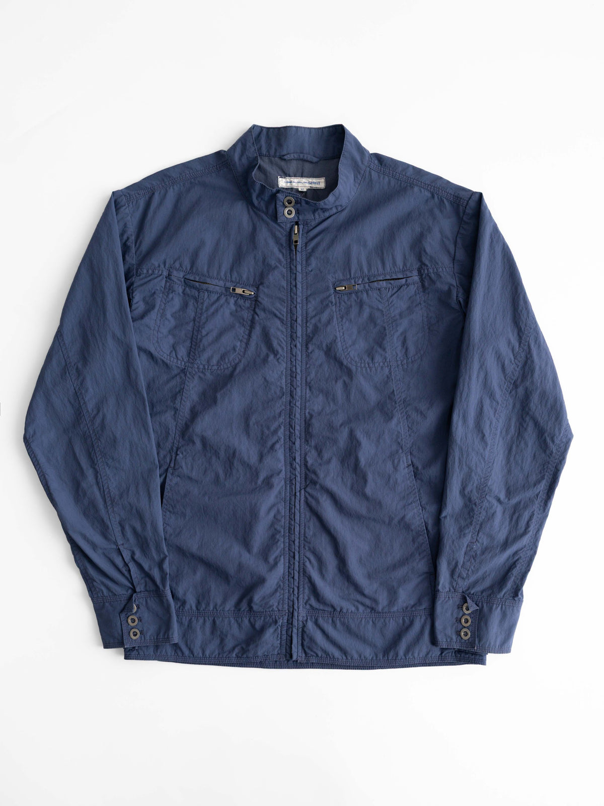 SS2008 COMME DES GARÇONS SHIRT BLUE NYLON JACKET