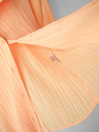SS2010 ISSEY MIYAKE PLEATSPLEASE PLEATED ORANGE SS SHIRT