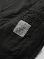 SS2010 YOHJI YAMAMOTO POUR HOMME BLACK DYED COTTON ZIP POCKET BLOUSON BLACK 2 JACKET