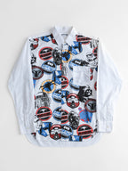 SS2013 CDG WHITE STARWARS LS SHIRT