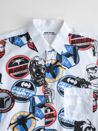 SS2013 CDG WHITE STARWARS LS SHIRT