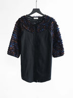 SS2013 DRIES VAN NOTEN FLORAL BLACK SS SHIRT