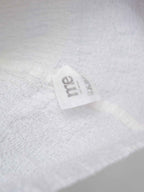 SS2013 ISSEY MIYAKE ME CRUSHED PLEATS WHITE V-NECK T-SHIRT