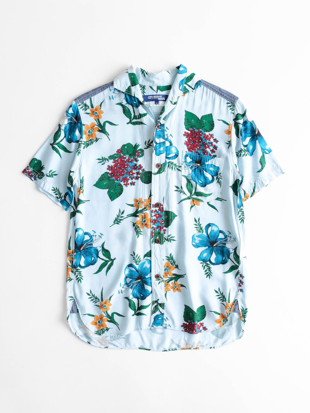 SS2014 CDG FLORAL MULTI JUNYA WATANABE "RUNWAY" HAWAII SS SHIRT