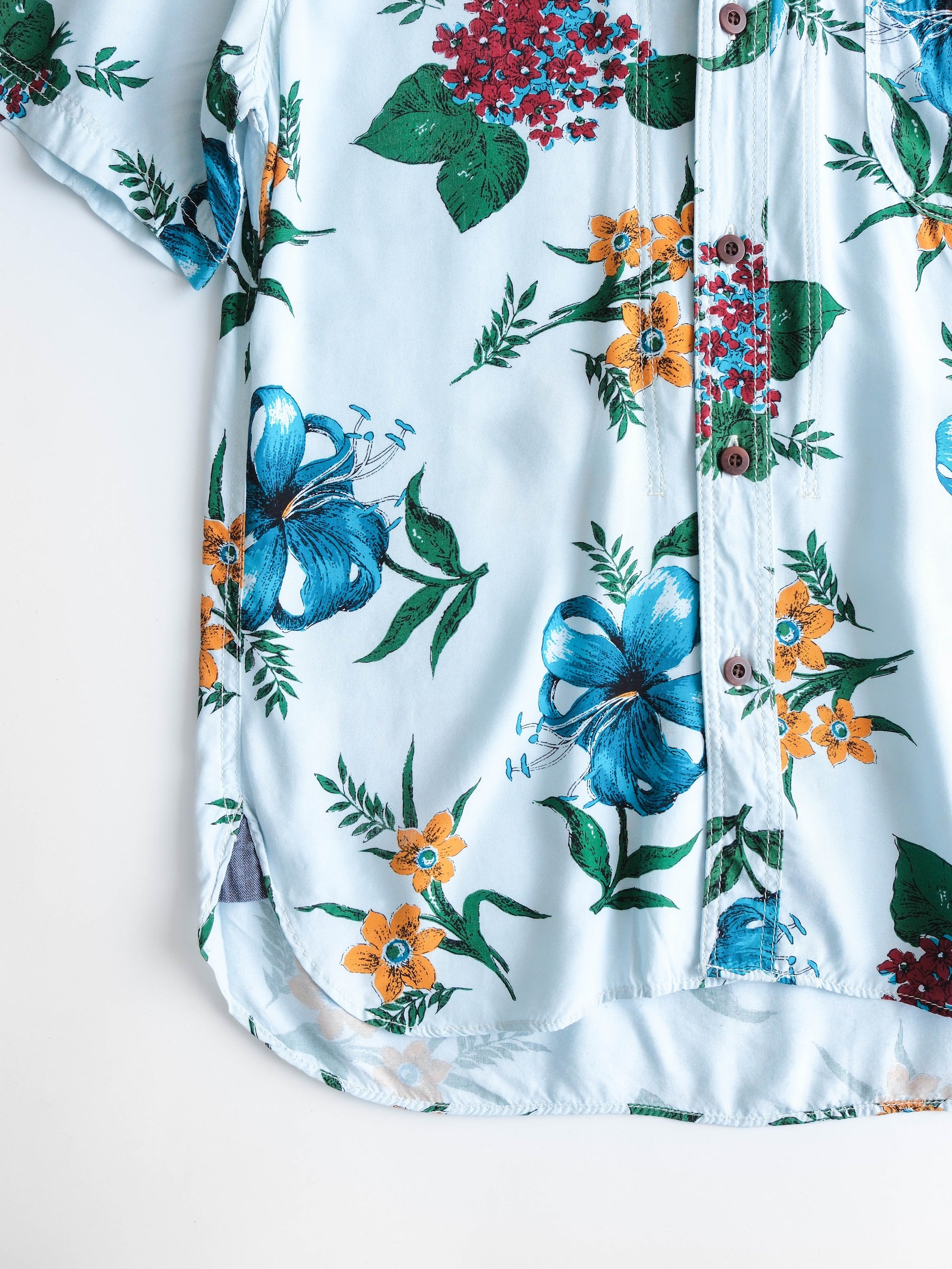 SS2014 CDG FLORAL MULTI JUNYA WATANABE "RUNWAY" HAWAII SS SHIRT
