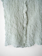 SS2014 ISSEY MIYAKE ME CRUSHED PLEATS MINT SS SHIRT