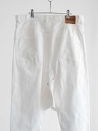 SS2016 COMME DES GARÇONS WHITE GANRYU PANTS