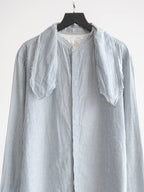 SS2017 YOHJI YAMAMOTO STRIPES BLUE Y'S LS SHIRT