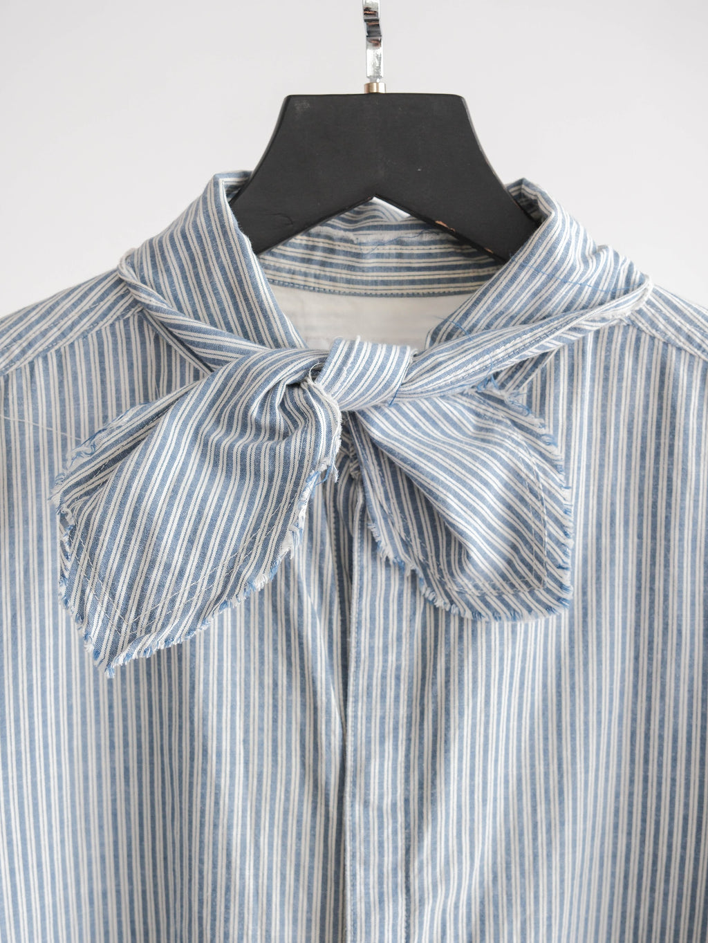 SS2017 YOHJI YAMAMOTO STRIPES BLUE Y'S LS SHIRT