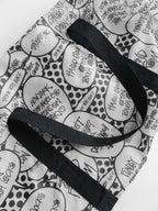 STUSSY WHITE NYLON/ DUFFEL BAG