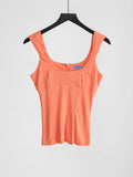 THIERY MUGLER ORANGE TANK TOP