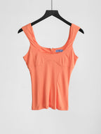 THIERY MUGLER ORANGE TANK TOP